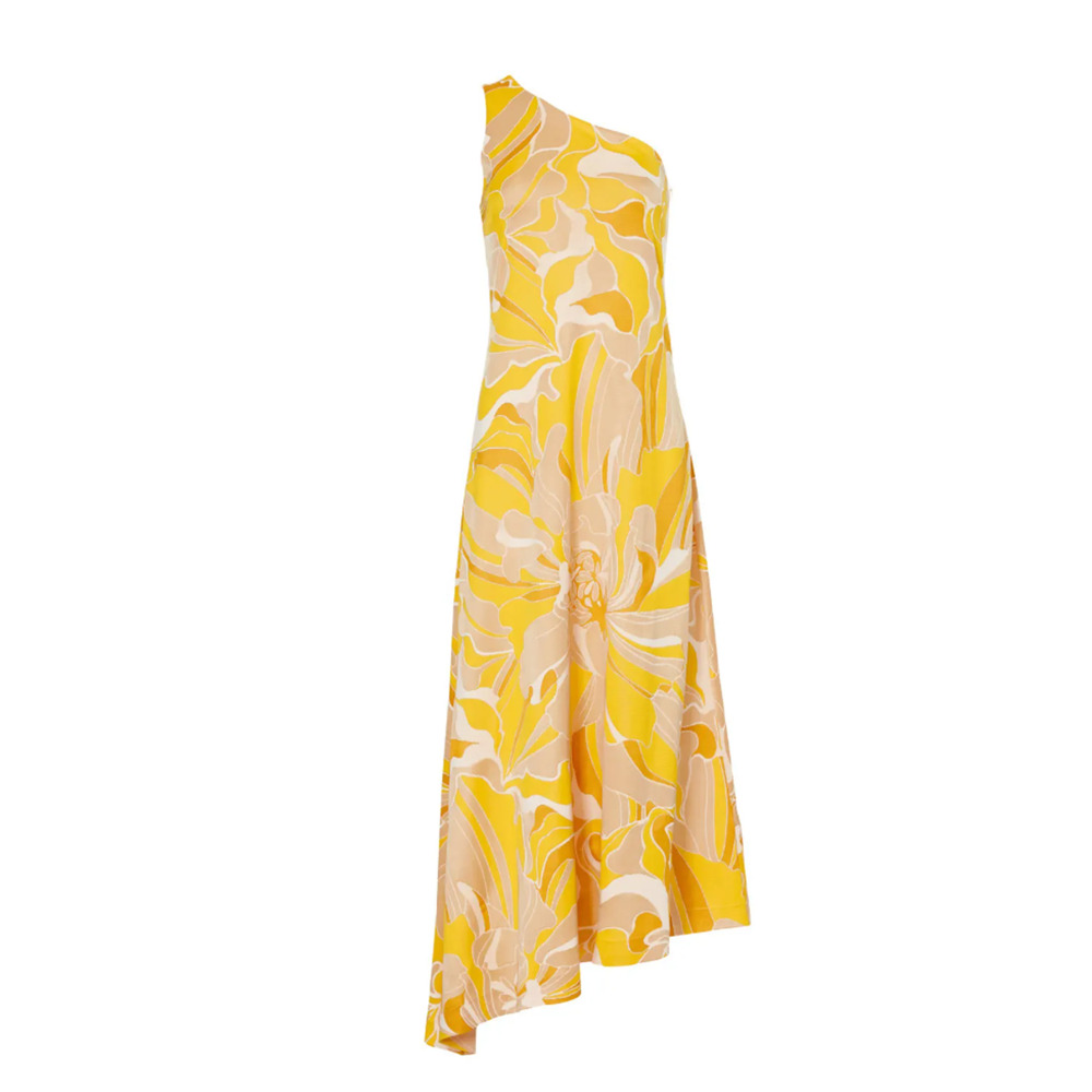 Alexis Lef Dress in Yellow Floral  Size S - Picture 5 of 12